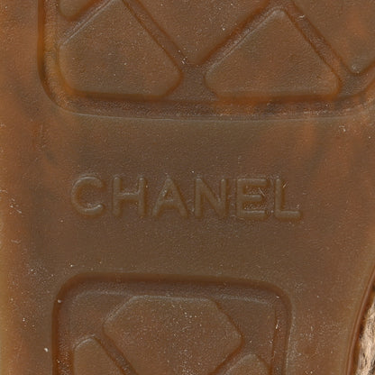 Chanel Mesh Lambskin CC Espadrilles 41 Light Pink Beige 6 of 9