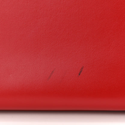 Delvaux Box Calfskin MM Brillant Satchel Red 12 of 17