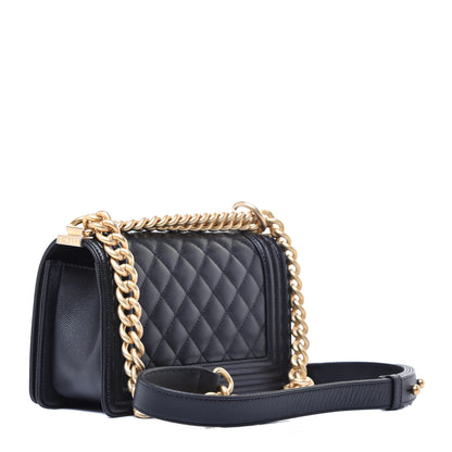 Chanel Caviar Quilted Small Boy Flap Black 3 of 10