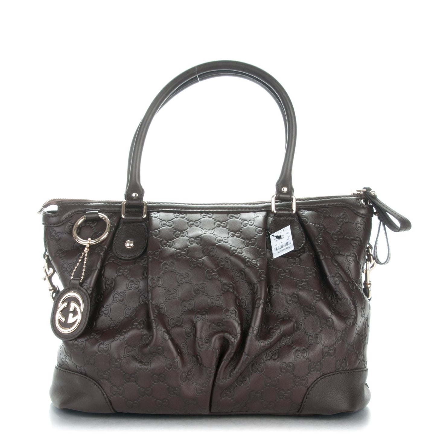 Guccissima Large Sukey Top Handle Bag Chocolate