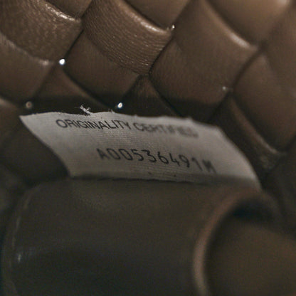 Bottega Veneta Nappa Intreccio Mini Cobble Shoulder Bag Taupe Grey 7 of 10