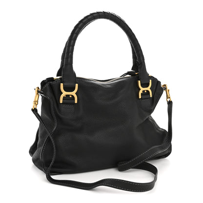 Chloe Calfskin Medium Marcie Satchel Black 3 of 13
