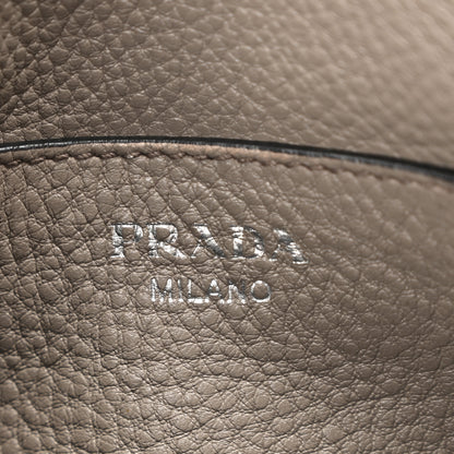 Prada Vitello Daino Double Zip Crossbody Bag Argilla 6 of 9