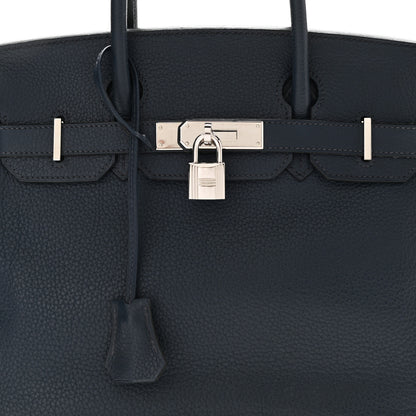 Hermes Togo Birkin 30 Bleu Indigo 8 of 11