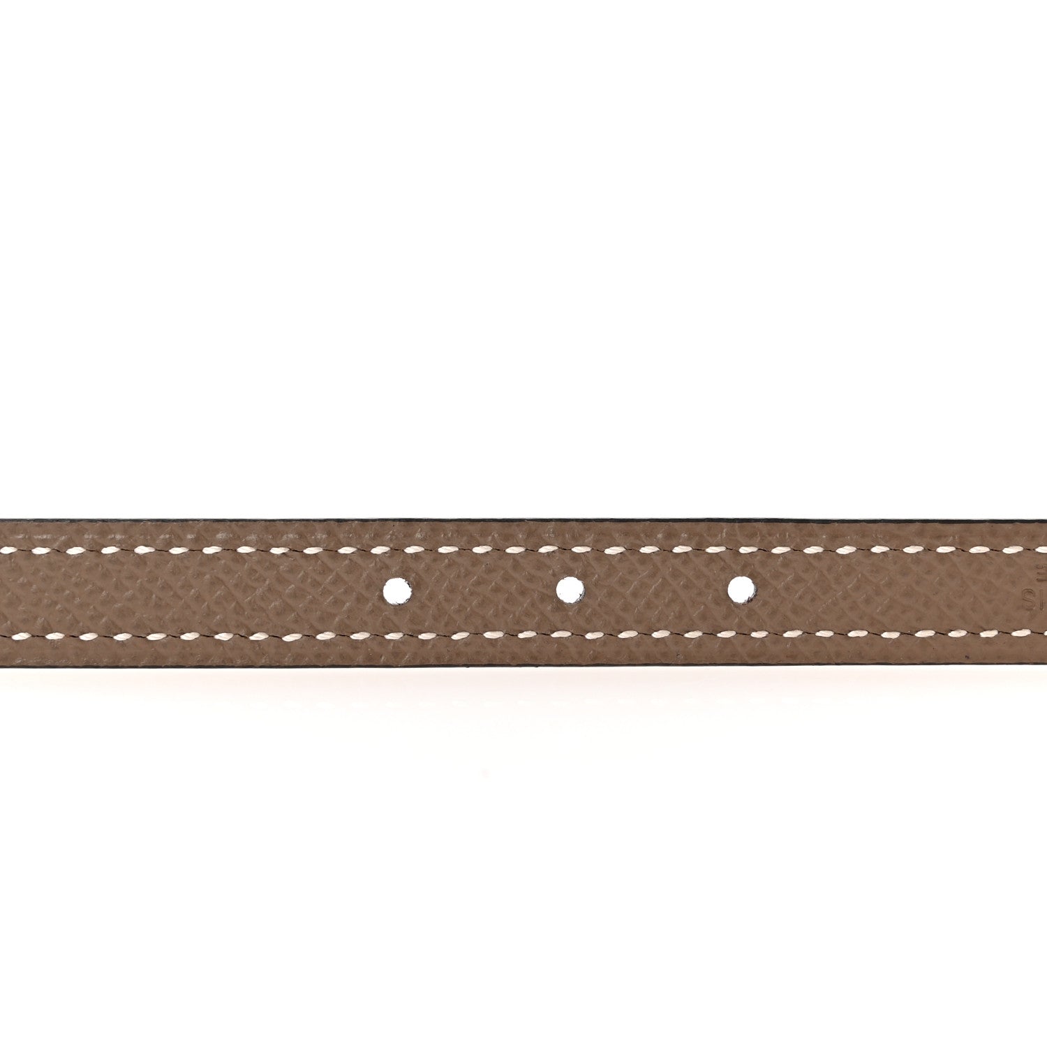 Hermes Swift Epsom 13mm Belt Strap 70 28 Etoupe Black 4 of 6