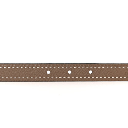 Hermes Swift Epsom 13mm Belt Strap 70 28 Etoupe Black 4 of 6
