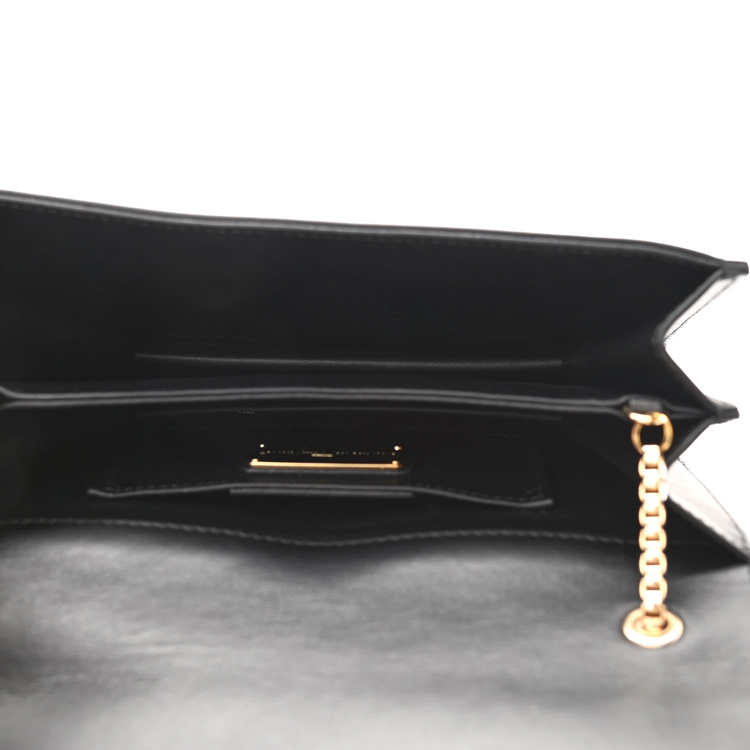 Salvatore Ferragamo Calfskin Thalia Flap Shoulder Bag Black 5 of 10