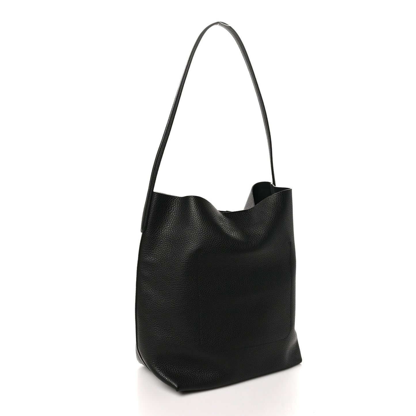 Pebbled Calfskin Everyday Cabas Black