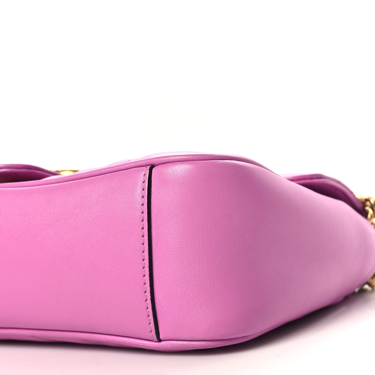 Calfskin Matelasse Small GG Marmont Shoulder Bag Candy Mousse