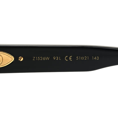 Louis Vuitton Acetate My Monogram Square Sunglasses Z1526W Black 6 of 7