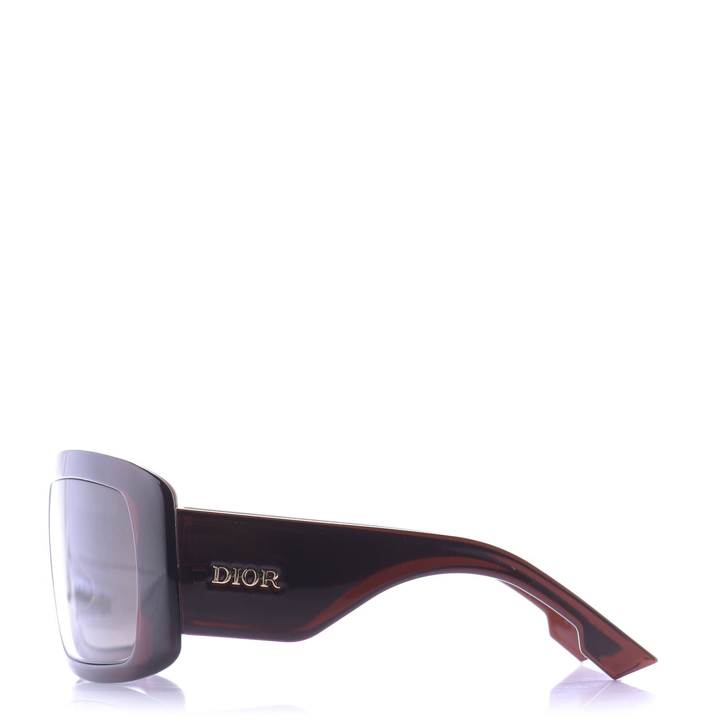 Christian Dior Acetate DiorSo Light 2 Shield Sunglasses Tortoise 3 of 11