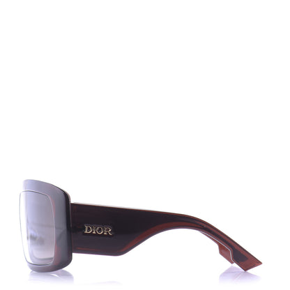 Christian Dior Acetate DiorSo Light 2 Shield Sunglasses Tortoise 3 of 11