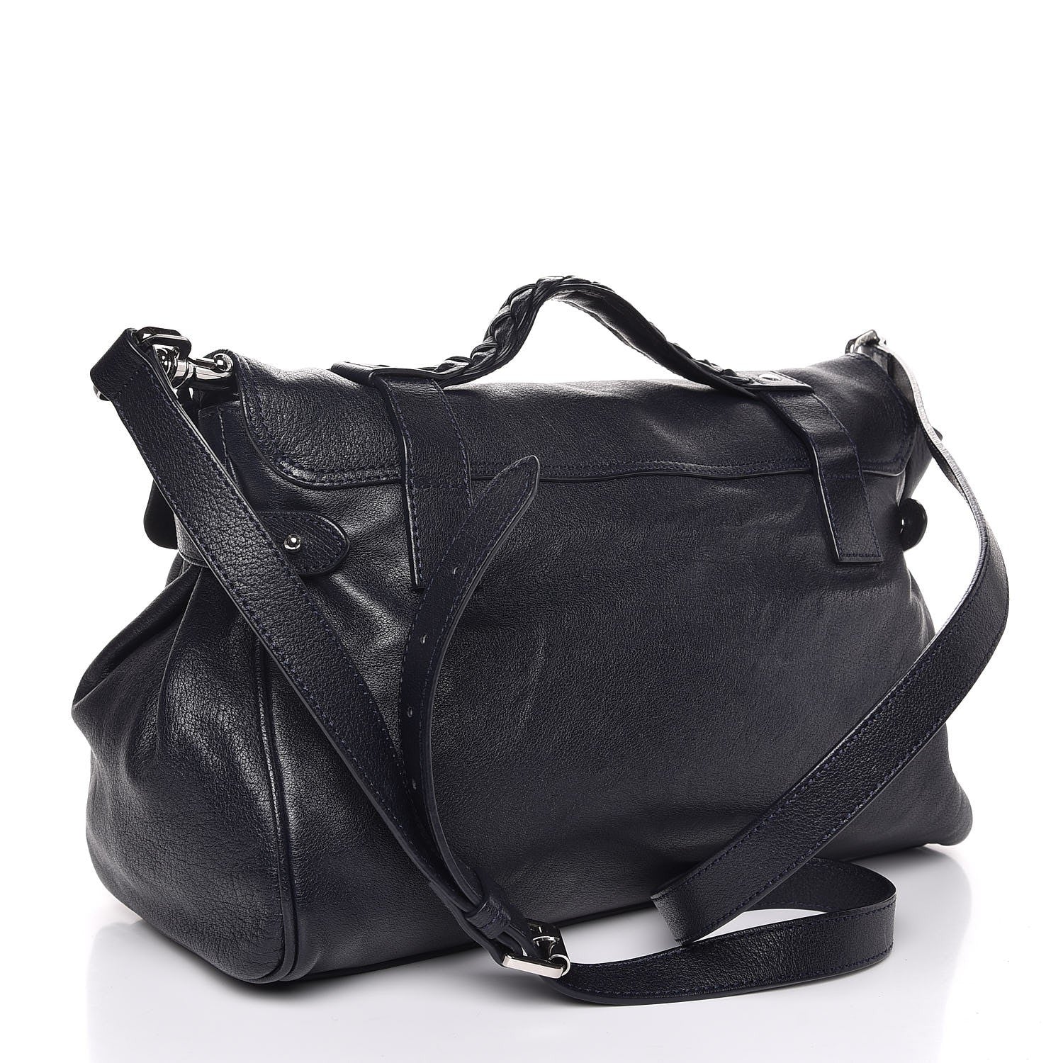 Mulberry Polished Buffalo Medium Alexa Midnight Blue 3 of 8