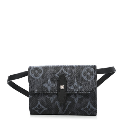 Louis Vuitton Monogram Pastel Cross Card Holder Black 1 of 4