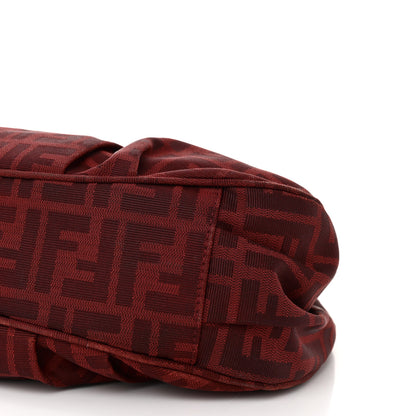 Fendi Zucca Small Mia Tote Red 11 of 13