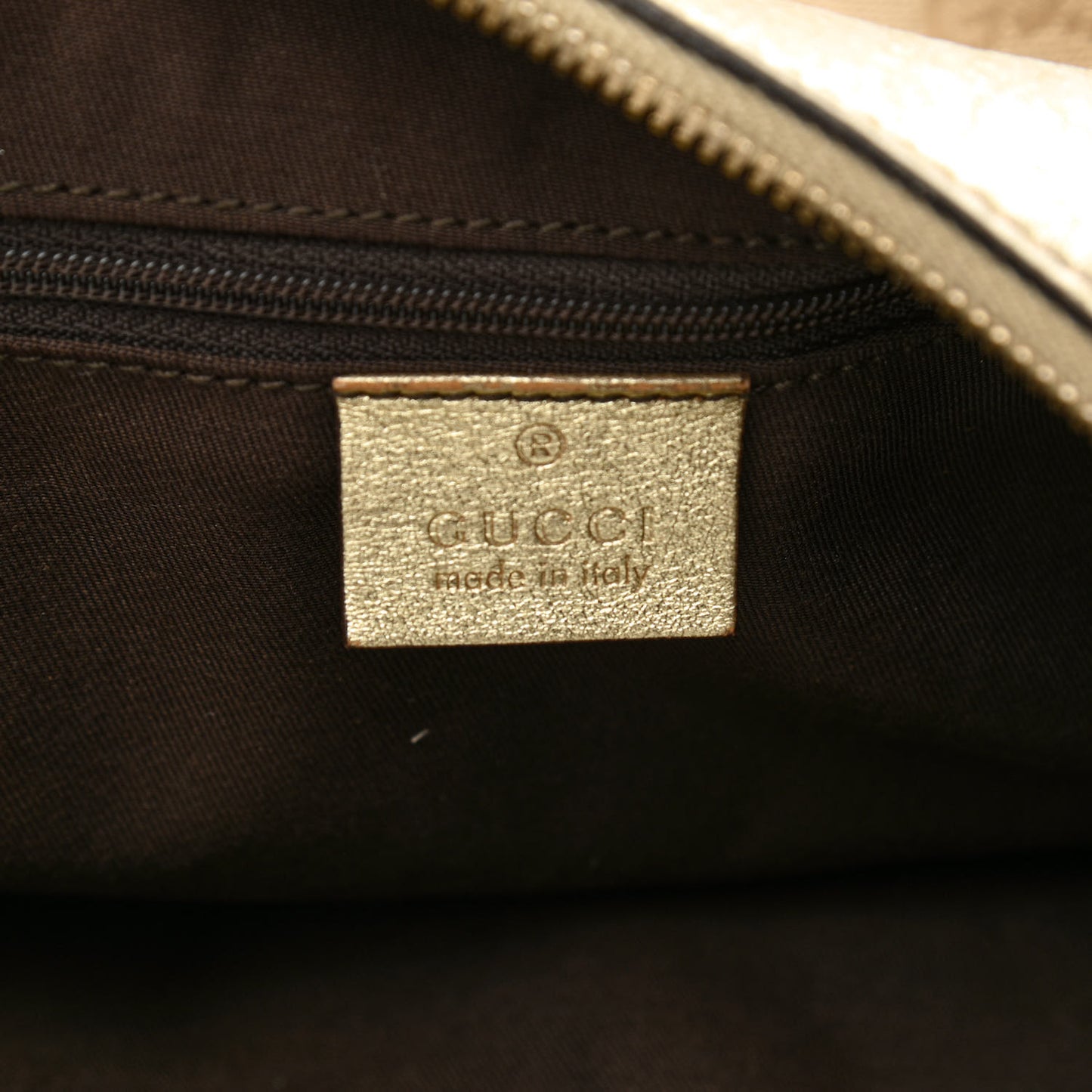 Monogram Large D Gold Hobo Gold