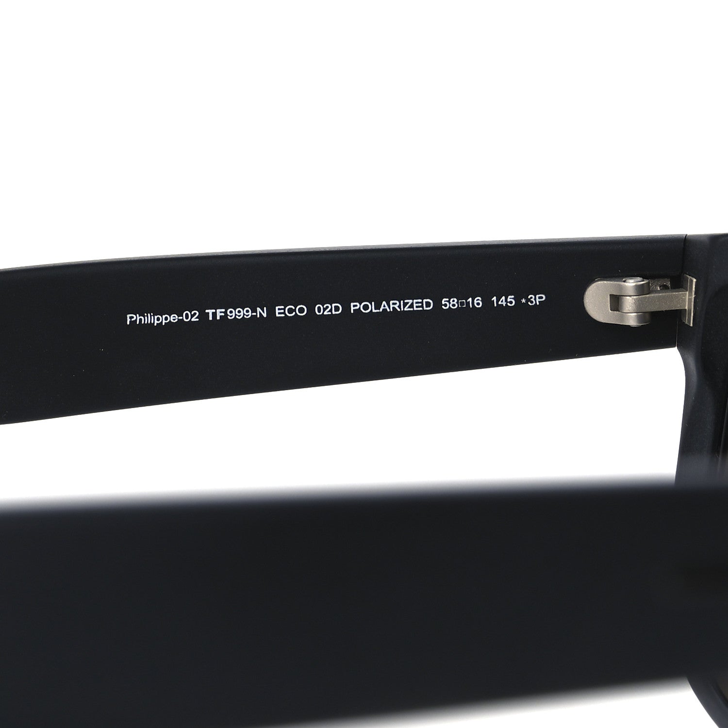 Tom Ford Acetate Philippe Sunglasses TF999-N Matte Black 5 of 9
