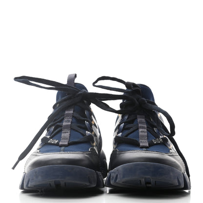 Christian Dior Neoprene Rubber Womens D-Connect Sneakers Black Blue 2 of 8