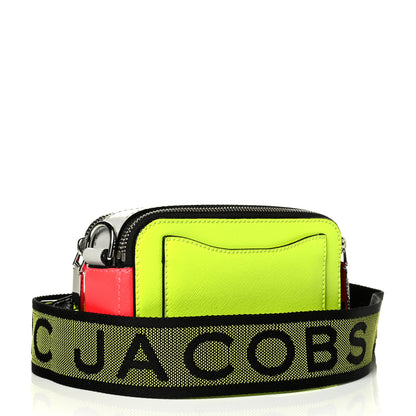 Marc Jacobs Saffiano Small Snapshot Camera Bag Bright Yellow 2 of 5