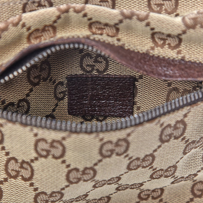 Gucci GG Monogram Double Pocket Belt Bag Dark Brown 8 of 10