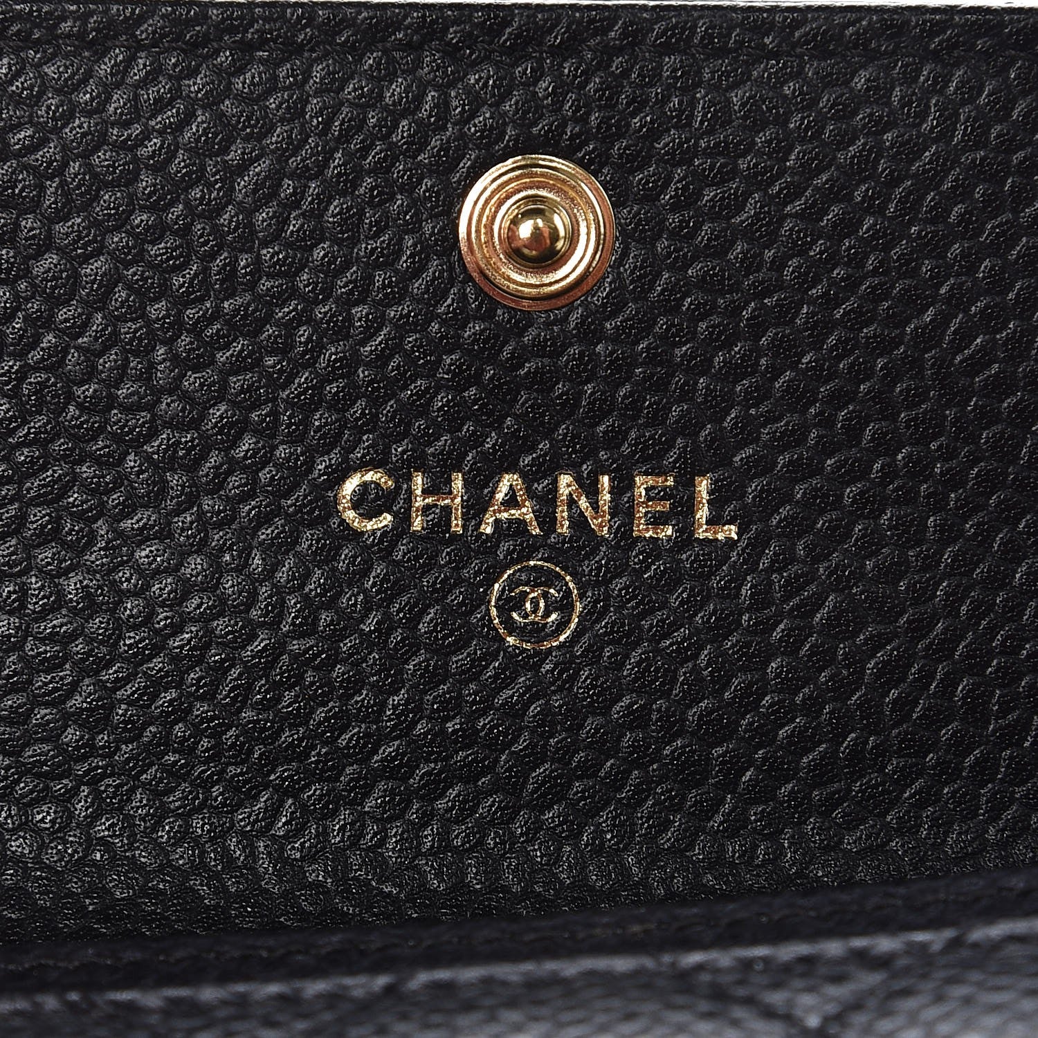 Chanel Caviar Quilted Flap Card Holder Black 6 of 9