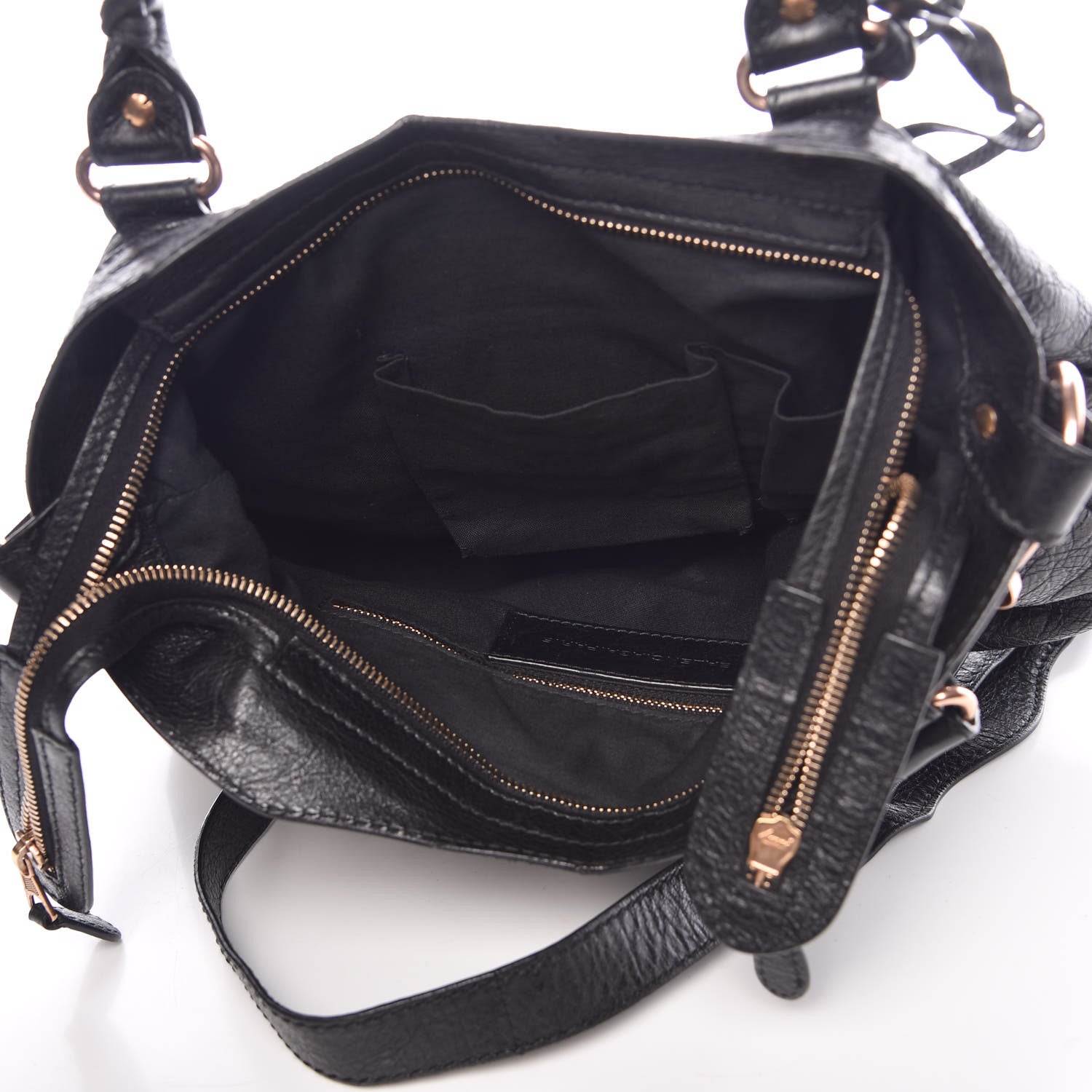 Balenciaga Agneau Giant 12 Rose Gold Hardware Town Black 6 of 10