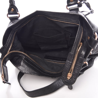 Balenciaga Agneau Giant 12 Rose Gold Hardware Town Black 6 of 10