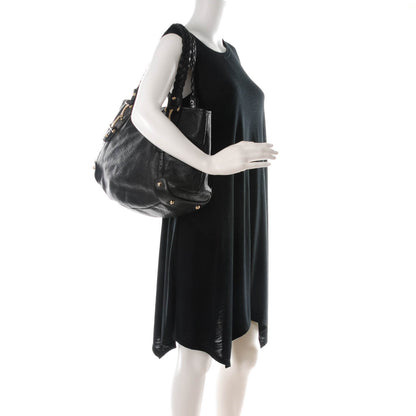 Gucci Guccissima Medium Pelham Shoulder Bag Black 2 of 8