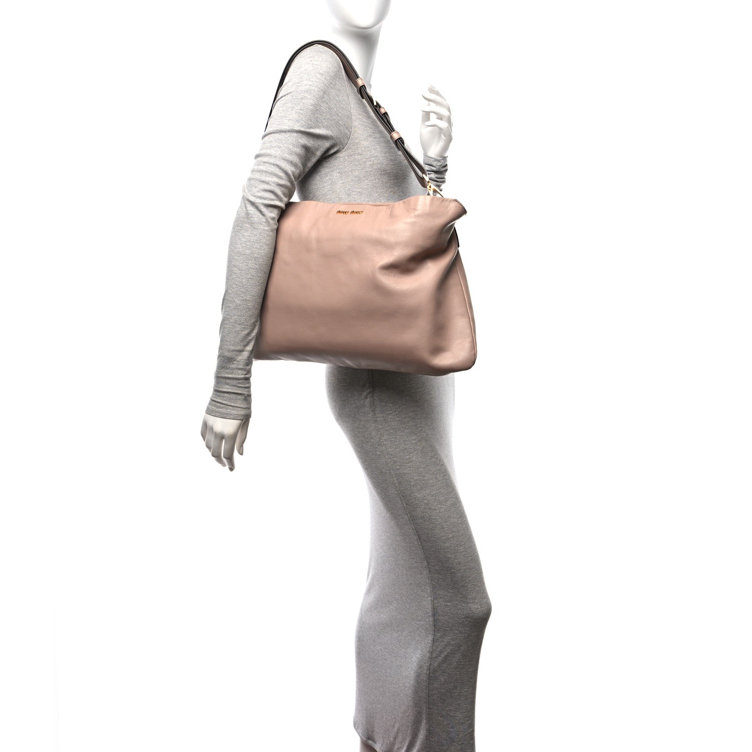 Miu Miu Nappa Shoulder Bag Cammeo 2 of 11