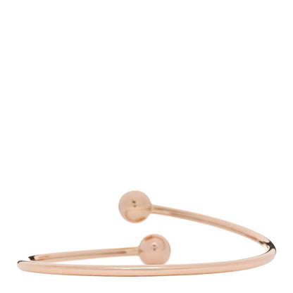 Tiffany 18K Rose Gold 8mm HardWear Ball Bypass Bracelet 2 of 4