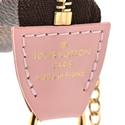 Louis Vuitton Damier Ebene 2020 Christmas Animation Big Wheel Mini Pochette Accessories Rose Ballerine 6 of 11