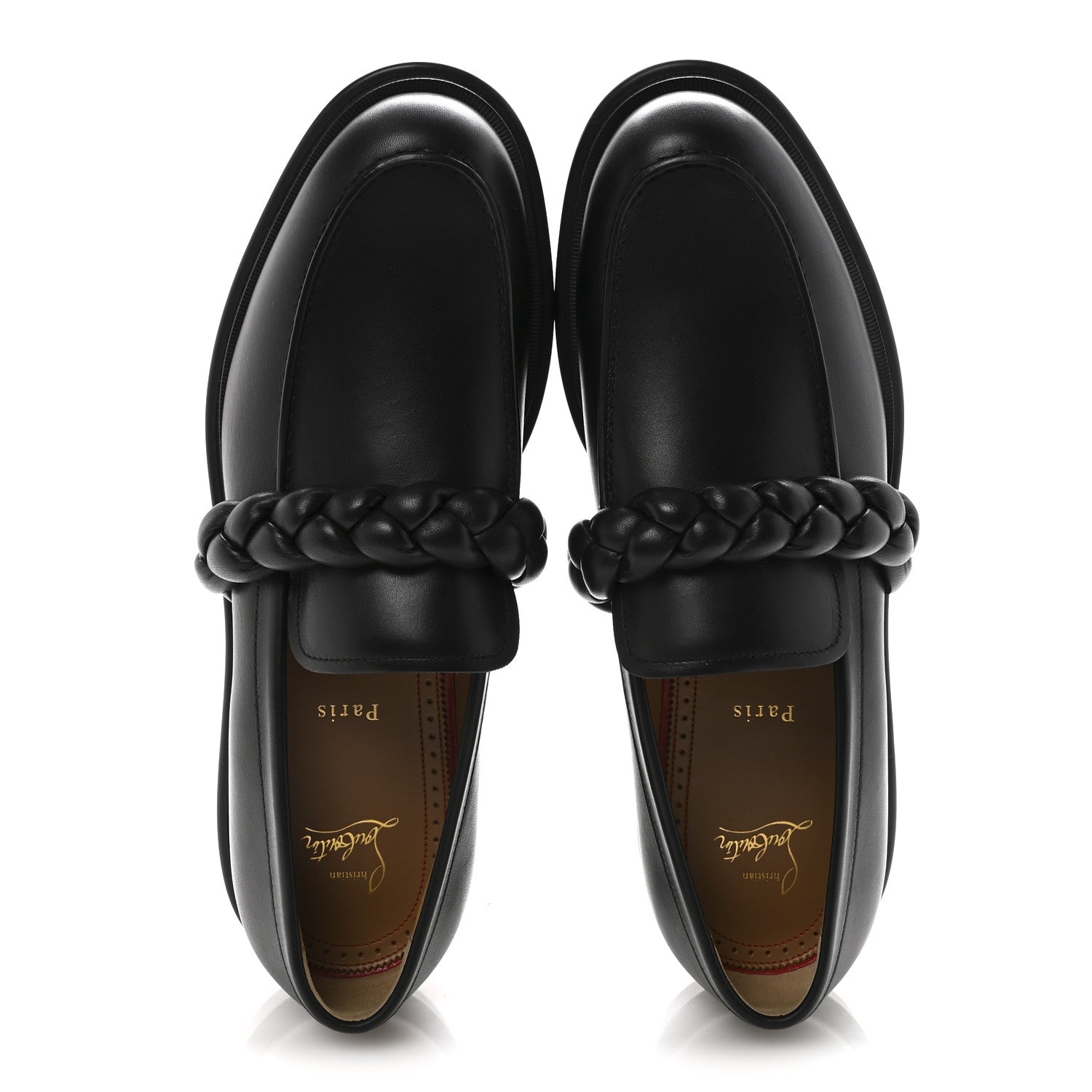Christian Louboutin Calfskin Urbino Mens Loafers 43 Black 2 of 8