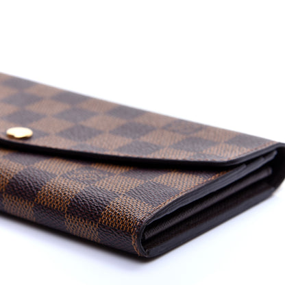 Louis Vuitton Damier Ebene Sarah Wallet NM 7 of 9