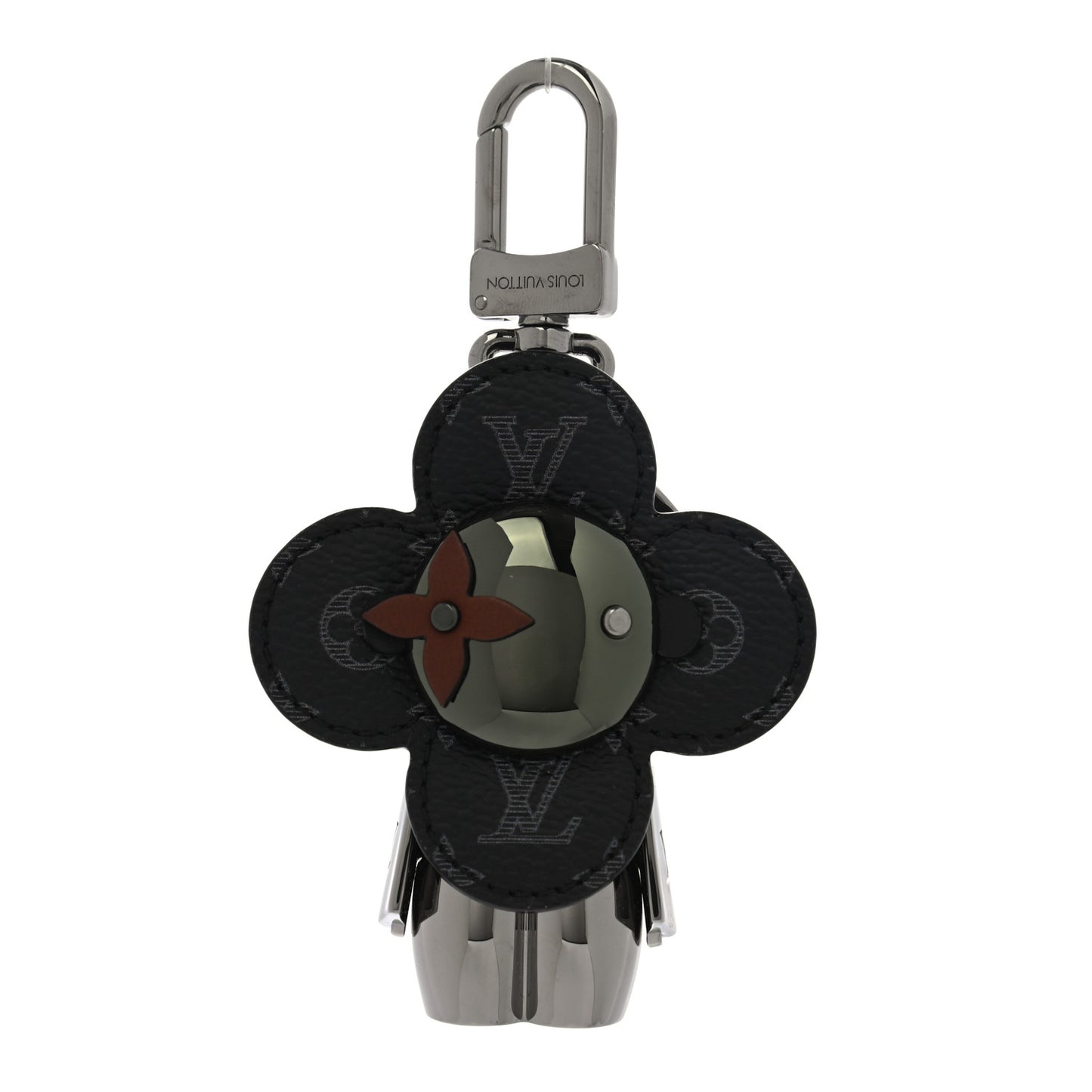 Monogram Eclipse Vivienne Bag Charm Key Holder Gray
