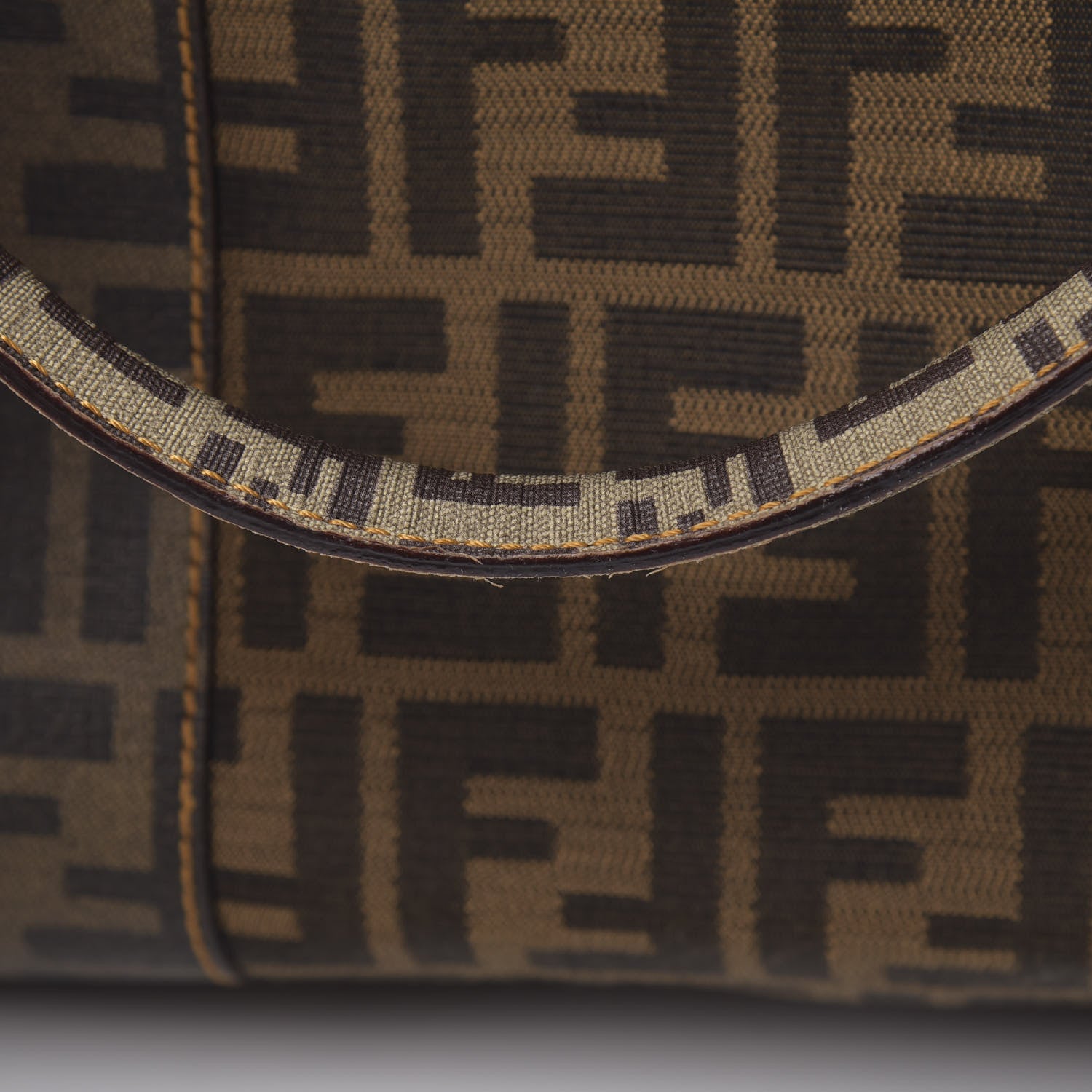 Fendi Zucca Zucchino Spalmati Large B Mix Tote Tobacco 11 of 12