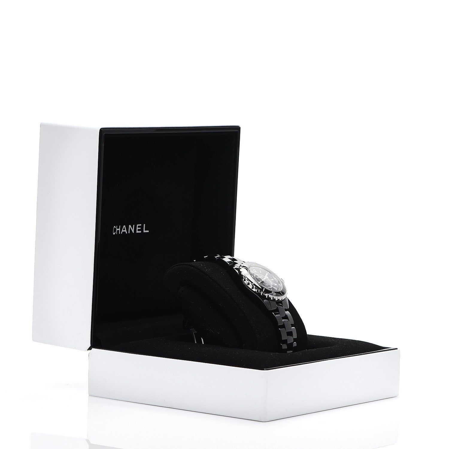 Chanel Stainless Steel Ceramic 33mm J12 Quartz Watch Black 5 of 5