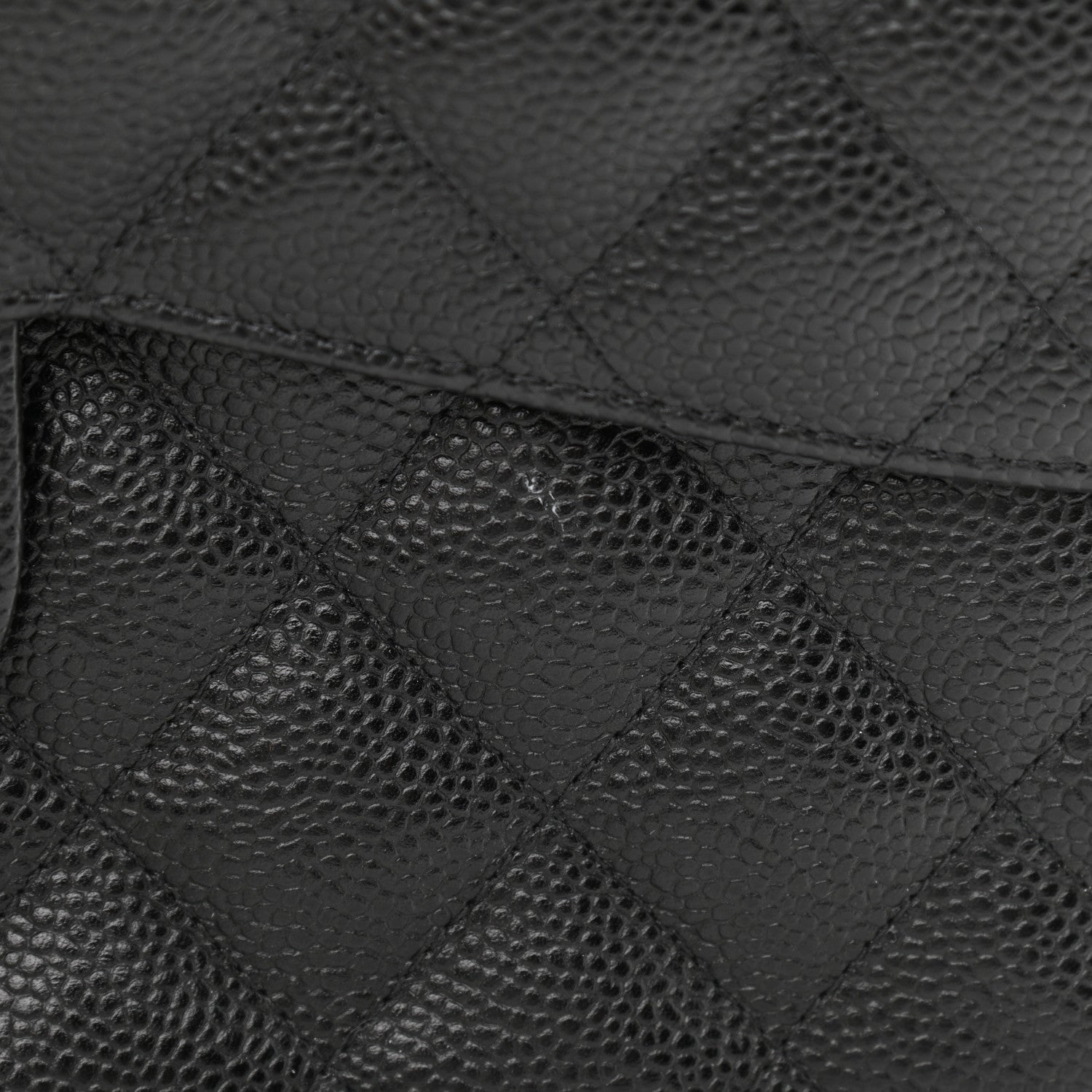 Chanel Caviar Quilted Jumbo Double Flap Black 11 of 12