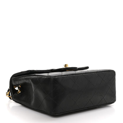 Chanel Lambskin Quilted Mini Square Flap Bag Black 4 of 11