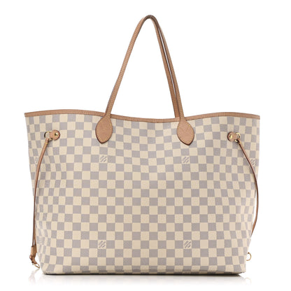 Louis Vuitton Damier Azur Neo Neverfull GM Rose Ballerine 3 of 14