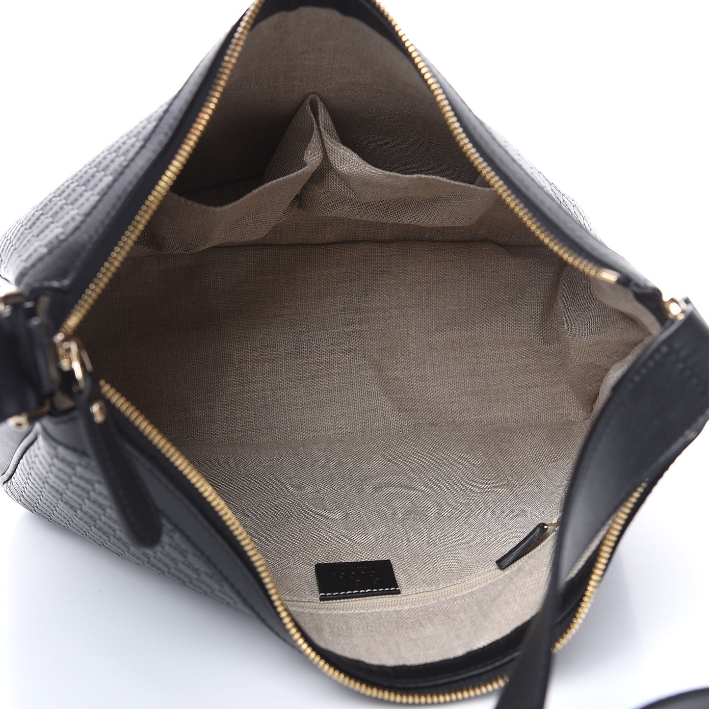 Microguccissima Shoulder Bag Black