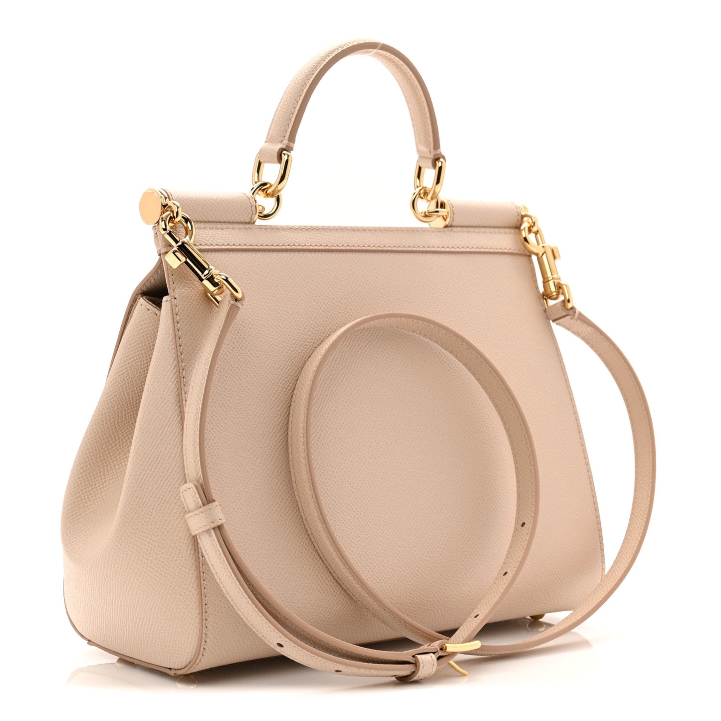 Dauphine Medium Miss Sicily Satchel Rose Carne