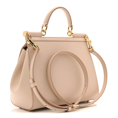 Dolce & Gabbana Dauphine Medium Miss Sicily Satchel Rose Carne 3 of 9