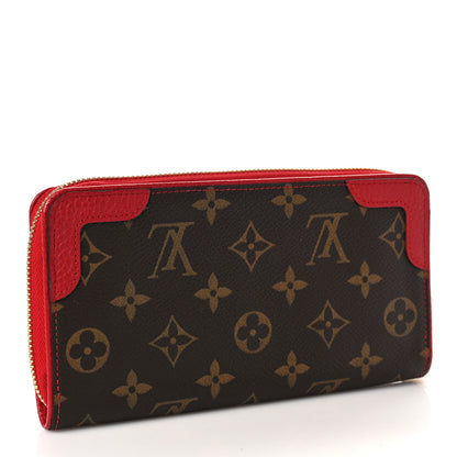 Louis Vuitton Monogram Retiro Zippy Wallet Cherry 3 of 8