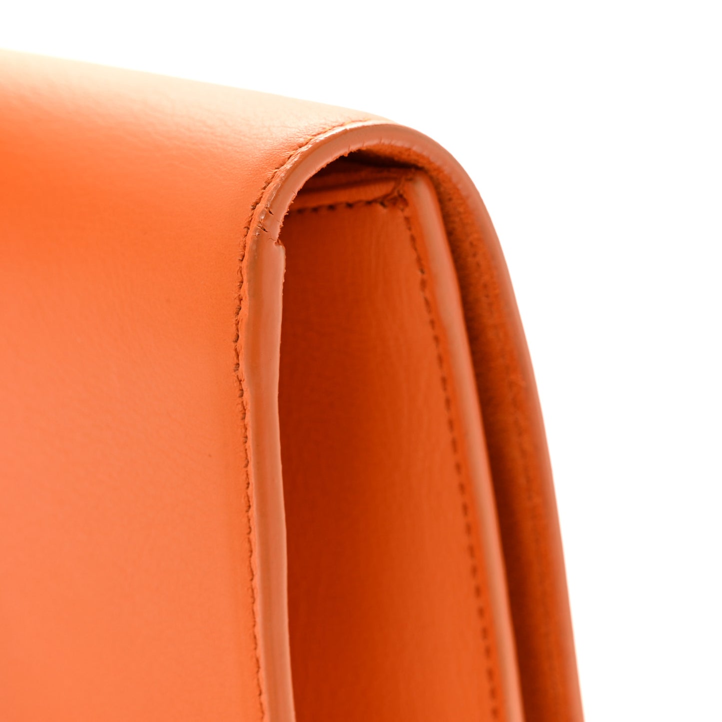 Calfskin Classic Y Ligne Wallet Orange