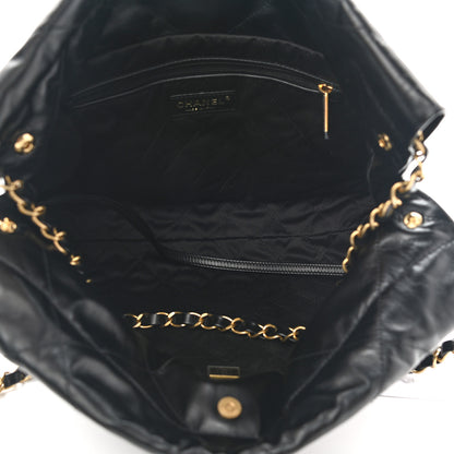 Chanel Calfskin Quilted Small Chanel 22 Black 5 of 10