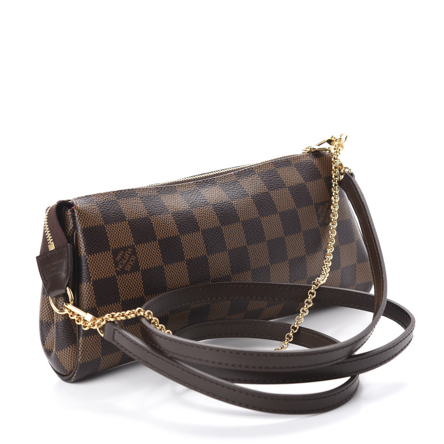 Louis Vuitton Damier Ebene Eva Clutch 3 of 10