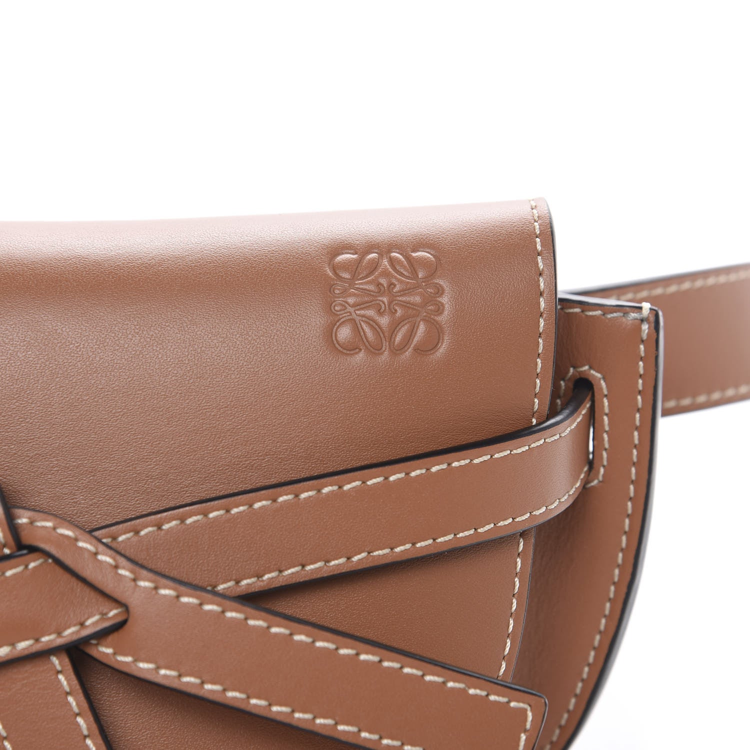 Loewe Calfskin Mini Gate Belt Bag Tan 6 of 8
