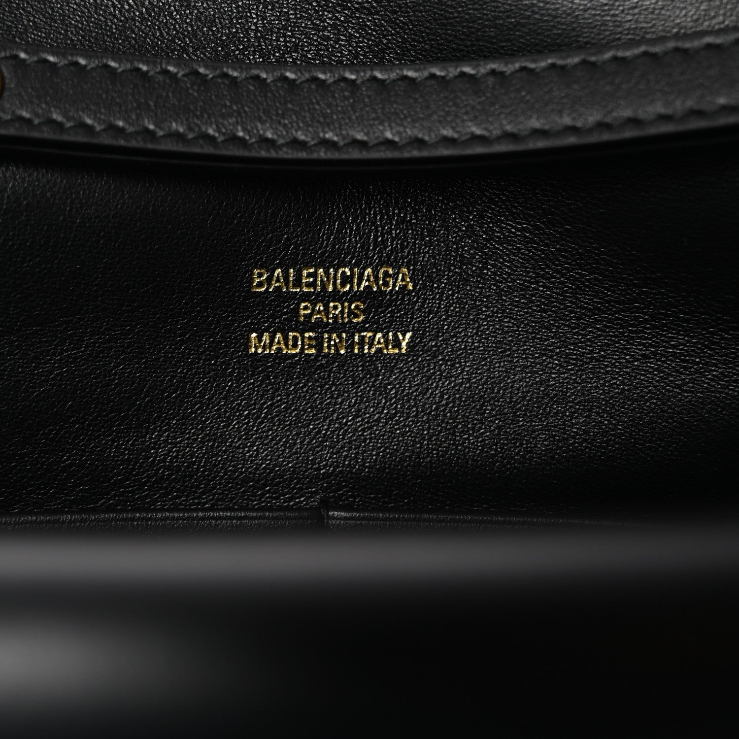 Balenciaga Smooth Calfskin Small Bel Air Clutch On Strap Black 6 of 9