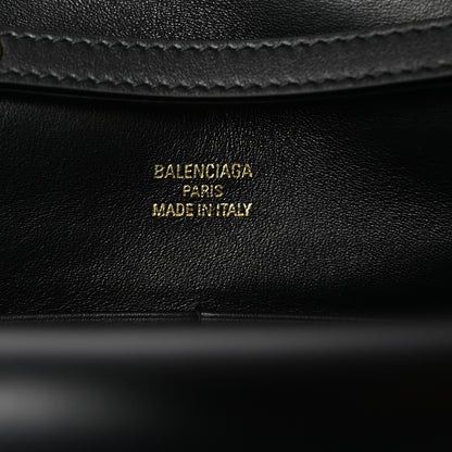 Balenciaga Smooth Calfskin Small Bel Air Clutch On Strap Black 6 of 9