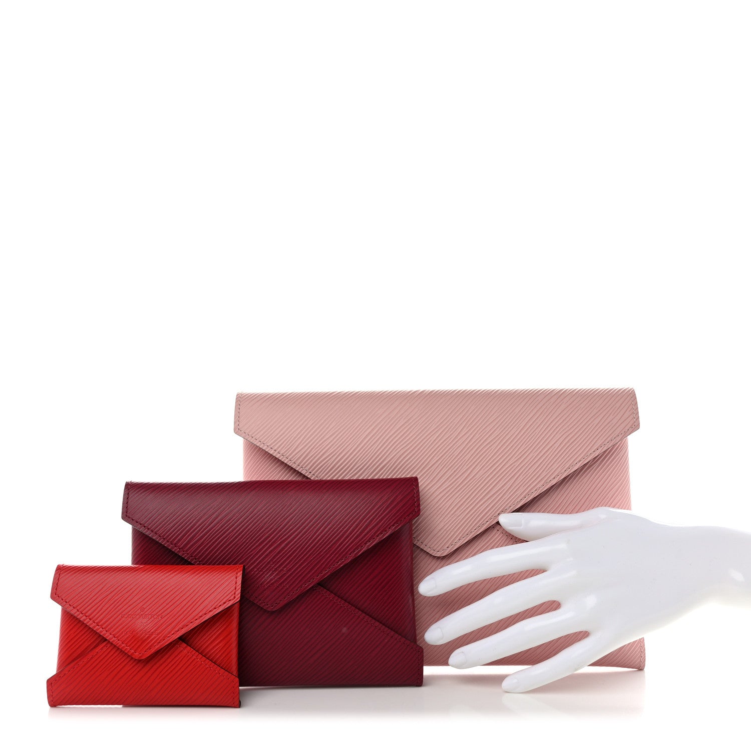 Louis Vuitton Epi Kirigami Pochette Set Rose Ballerine Fuchsia Coquelicot 3 of 10